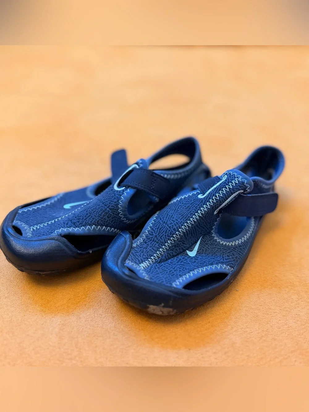 NIKE Sunray Protect Kids Toddler Water Swim Beach Shoes - Blue